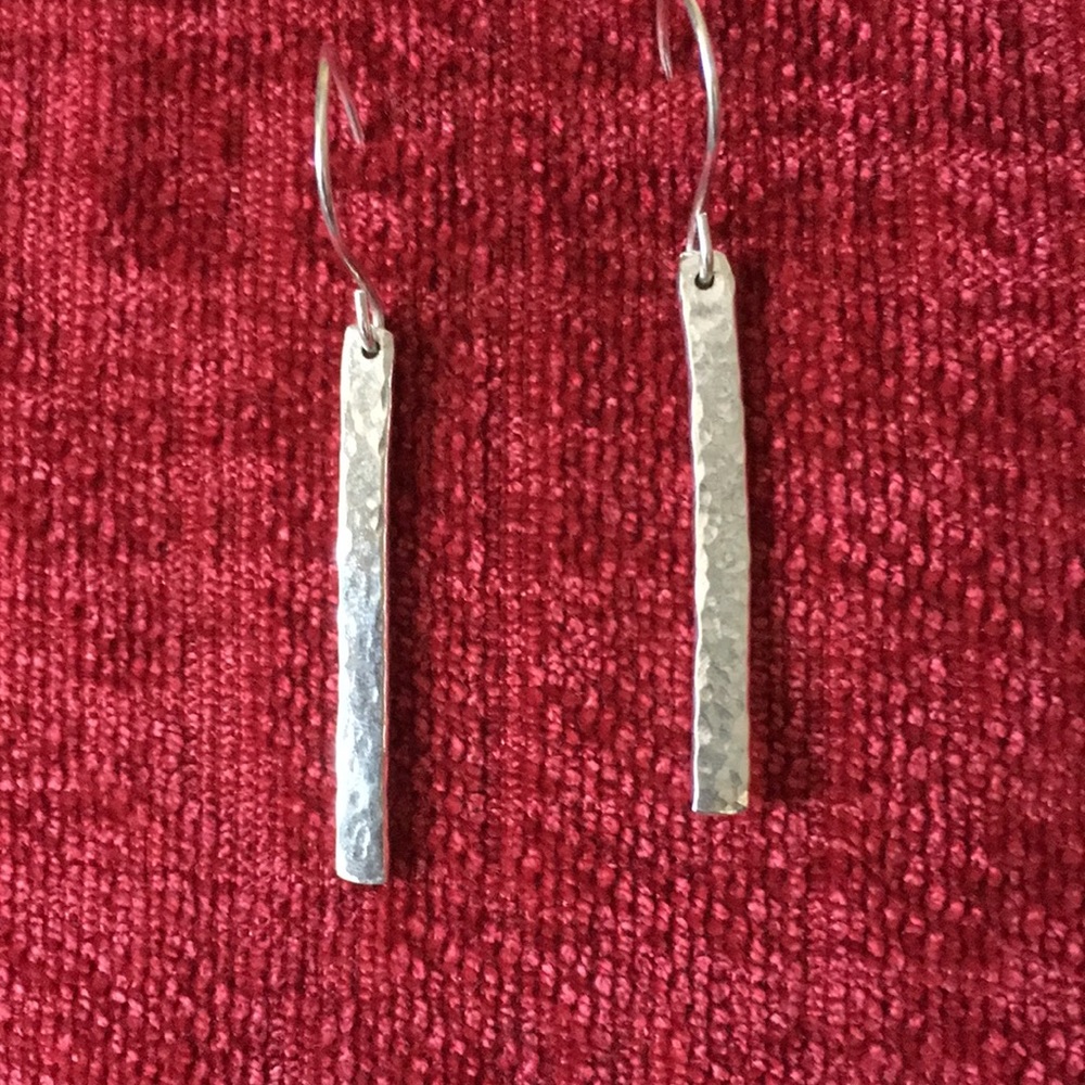 Silver earrings